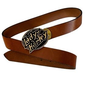 Harley Davidson Vintage Lady Harley belt 1984 rare small leather